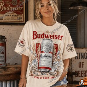 Budweiser King of Beers 3D T-Shirt