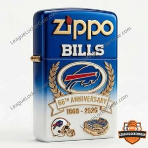 Buffalo Bills 66th Anniversary 1960-2026 Zippo Lighter