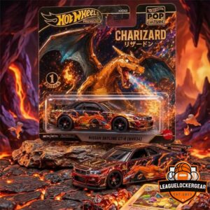 Hot Wheels Pokemon 1st Edition Shadowless Charizard R34 Skyline