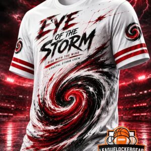 Coastal Storm Crew Eye of the Storm Rise With The Wind T-Shirt