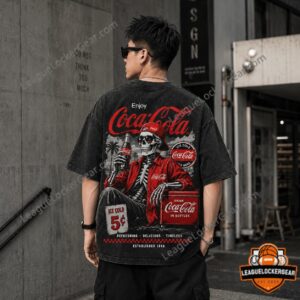 Coca-Cola Vintage Skeleton Legendary Feeling Est 1886 T-Shirt