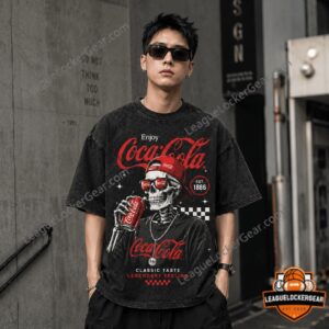 Coca-Cola Vintage Skeleton Legendary Feeling Est 1886 T-Shirt