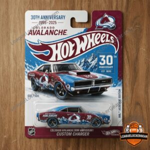 Hot Wheels Colorado Avalanche 30th Anniversary Custom Charger Diecast