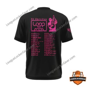 Ed Sheeran Loop Tour North America 2026 Nashville Tennessee Titans T-Shirt