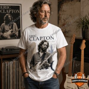 Eric Clapton Slowhand Album 1945 Birth Year Blues Quote T-Shirt