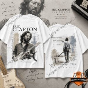 Eric Clapton Slowhand Album 1945 Birth Year Blues Quote T-Shirt