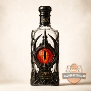 Eye of Mordor 25th Anniversary Whiskey Bottle