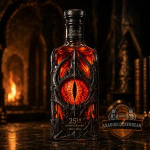 Eye of Mordor 25th Anniversary Whiskey Bottle