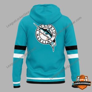 Miami Marlins Teal Throwback Uniform T-Shirt