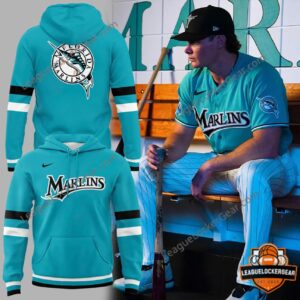 Miami Marlins Teal Throwback Uniform T-Shirt