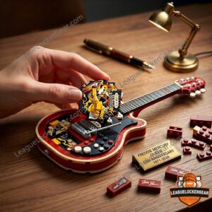 Freddie Mercury Queen 55th Anniversary 1971-2026 Lego Guitar Model