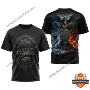 Game of Thrones Winter Is Coming 2026 3D T-Shirt
