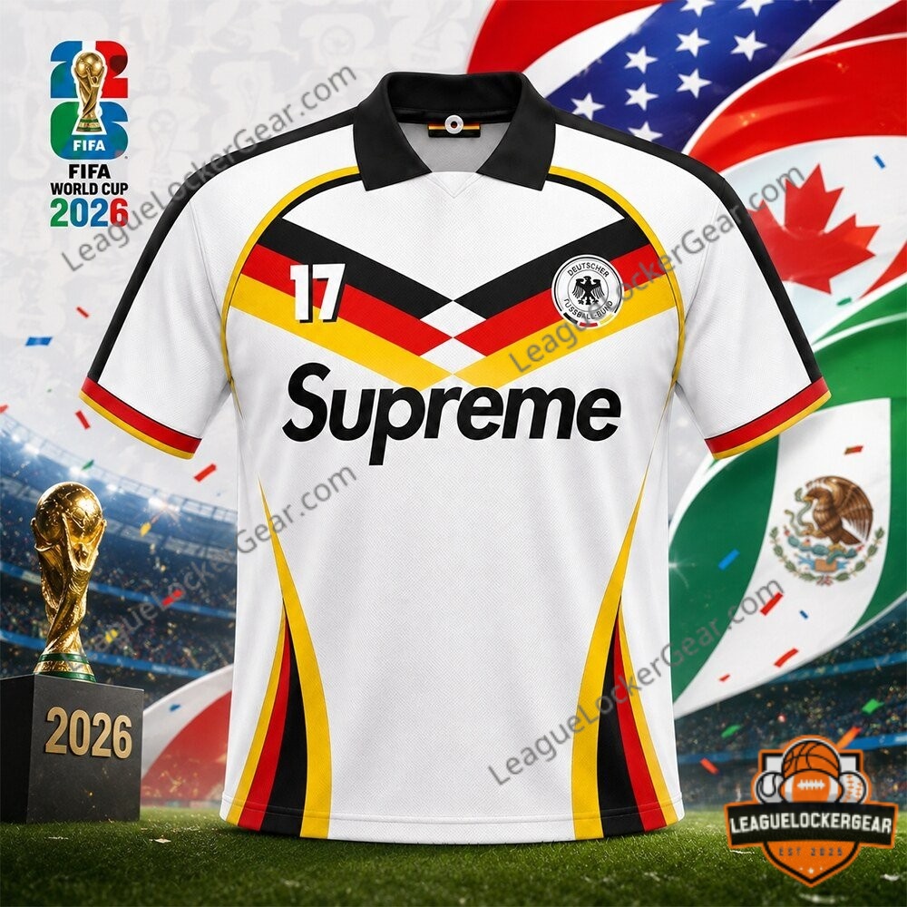 Germany x Supreme 2026 FIFA World Cup Soccer Jersey - LeagueLockerGear