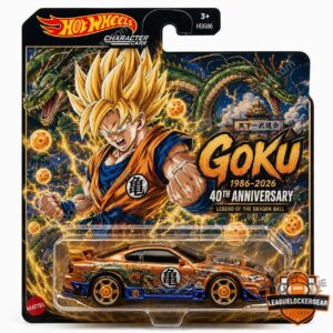 Goku 40th Anniversary Legend of the Dragon Ball Hot Wheels Character Car