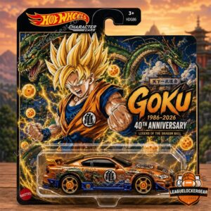 Goku 40th Anniversary Legend of the Dragon Ball Hot Wheels Character Car