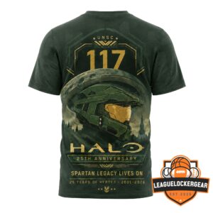 Halo 25th Anniversary Master Chief Spartan 117 T-Shirt
