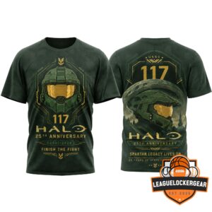 Halo 25th Anniversary Master Chief Spartan 117 T-Shirt