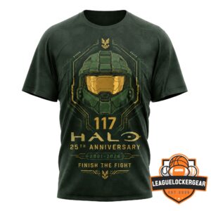 Halo 25th Anniversary Master Chief Spartan 117 T-Shirt