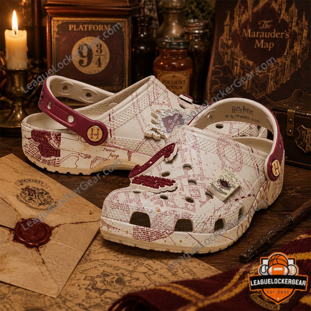 Harry Potter The Marauder's Map Crocs Clogs