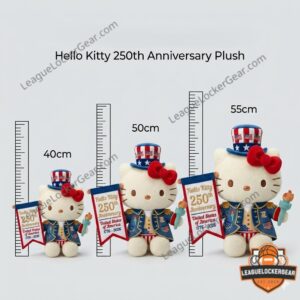 Hello Kitty 250th Anniversary United States Of America 1776-2026 Plush Toy