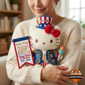 Hello Kitty 250th Anniversary United States Of America 1776-2026 Plush Toy