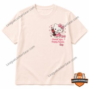 Hello Kitty Coca-Cola Sweetness Soda Shop Collaboration T-Shirt