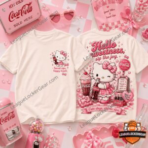 Hello Kitty Coca-Cola Sweetness Soda Shop Collaboration T-Shirt
