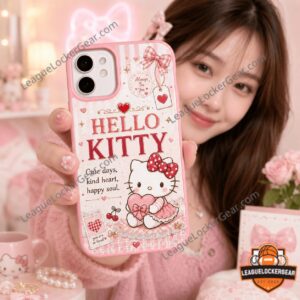 Hello Kitty Cute Days Kind Heart Happy Soul Phone Case