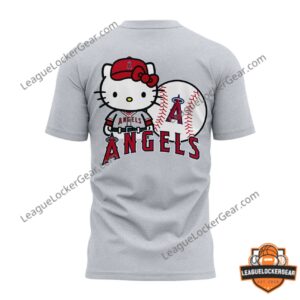 Hello Kitty Los Angeles Angels Baseball T-Shirt