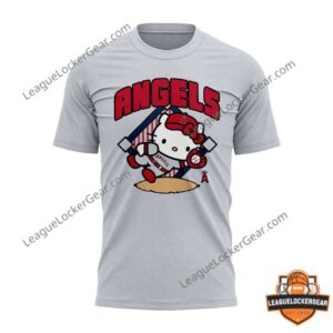 Hello Kitty Los Angeles Angels Baseball T-Shirt