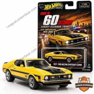 Hot Wheels 1971 Ford Mustang Gone in 60 Seconds 52nd Anniversary Die-Cast Car