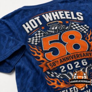 Hot Wheels 58th Anniversary 2026 Since 1968 T-Shirt