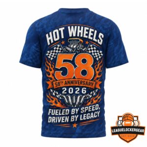 Hot Wheels 58th Anniversary 2026 Since 1968 T-Shirt