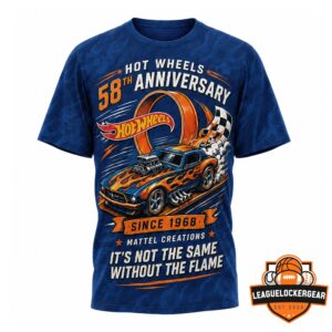 Hot Wheels 58th Anniversary 2026 Since 1968 T-Shirt