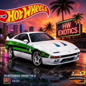 Hot Wheels '91 Mitsubishi 3000GT VR-4 Racing Car