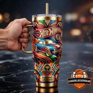 Hot Wheels Racing Legend Classic Car Tumbler with Handle