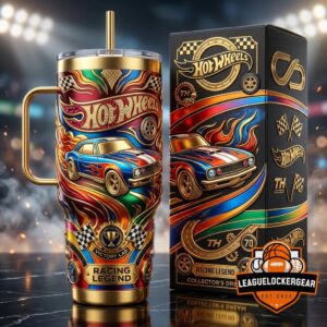 Hot Wheels Racing Legend Classic Car Tumbler with Handle