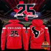Houston Texans 25 Seasons Anniversary Hoodie