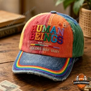 Human Beings Rainbow Equality Baseball Cap