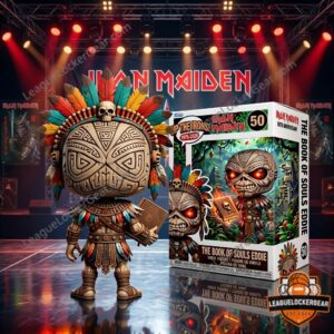 Iron Maiden Book of Souls Eddie 50th Anniversary Vinyl Figure