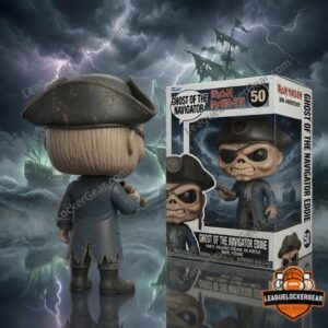 Iron Maiden Ghost of the Navigator Eddie 50th Anniversary Vinyl Figure