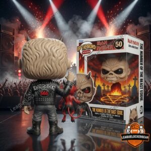 Iron Maiden The Number Of The Beast Eddie 50th Anniversary 1975-2025 Vinyl Figure