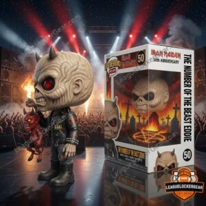 Iron Maiden The Number Of The Beast Eddie 50th Anniversary 1975-2025 Vinyl Figure