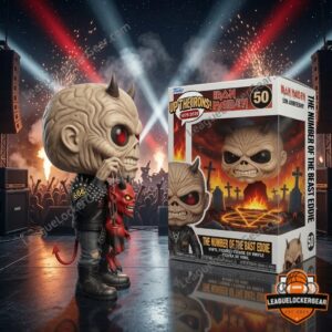 Iron Maiden The Number Of The Beast Eddie 50th Anniversary 1975-2025 Vinyl Figure