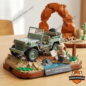 Jeep 35 Years of Adventure Since 1941 Building Block Set