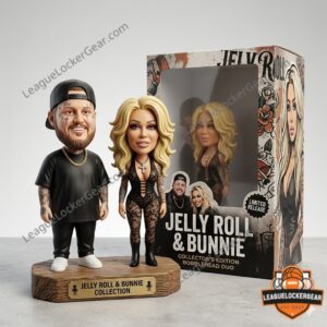 Jelly Roll & Bunnie 2026 Bobblehead Figure