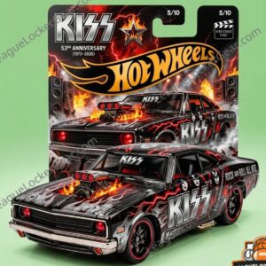 KISS 53rd Anniversary Hot Wheels Rock and Roll All Nite Car