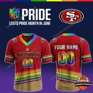 Las Vegas Raiders LGBTQ Pride Month NFL Football Jersey