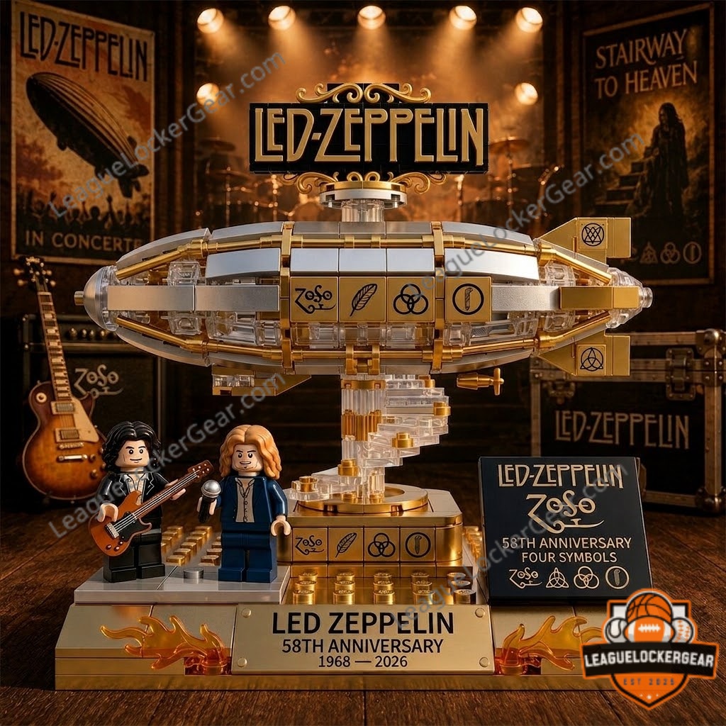 Led Zeppelin 58th Anniversary 1968-2026 ZoSo Building Blocks Set