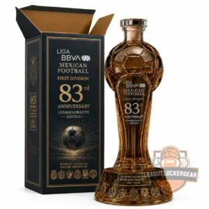 Liga MX 83rd Anniversary Trophy Whiskey Bottle